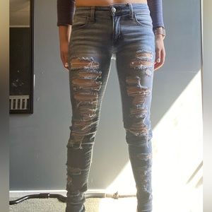 American eagle low rise jeans